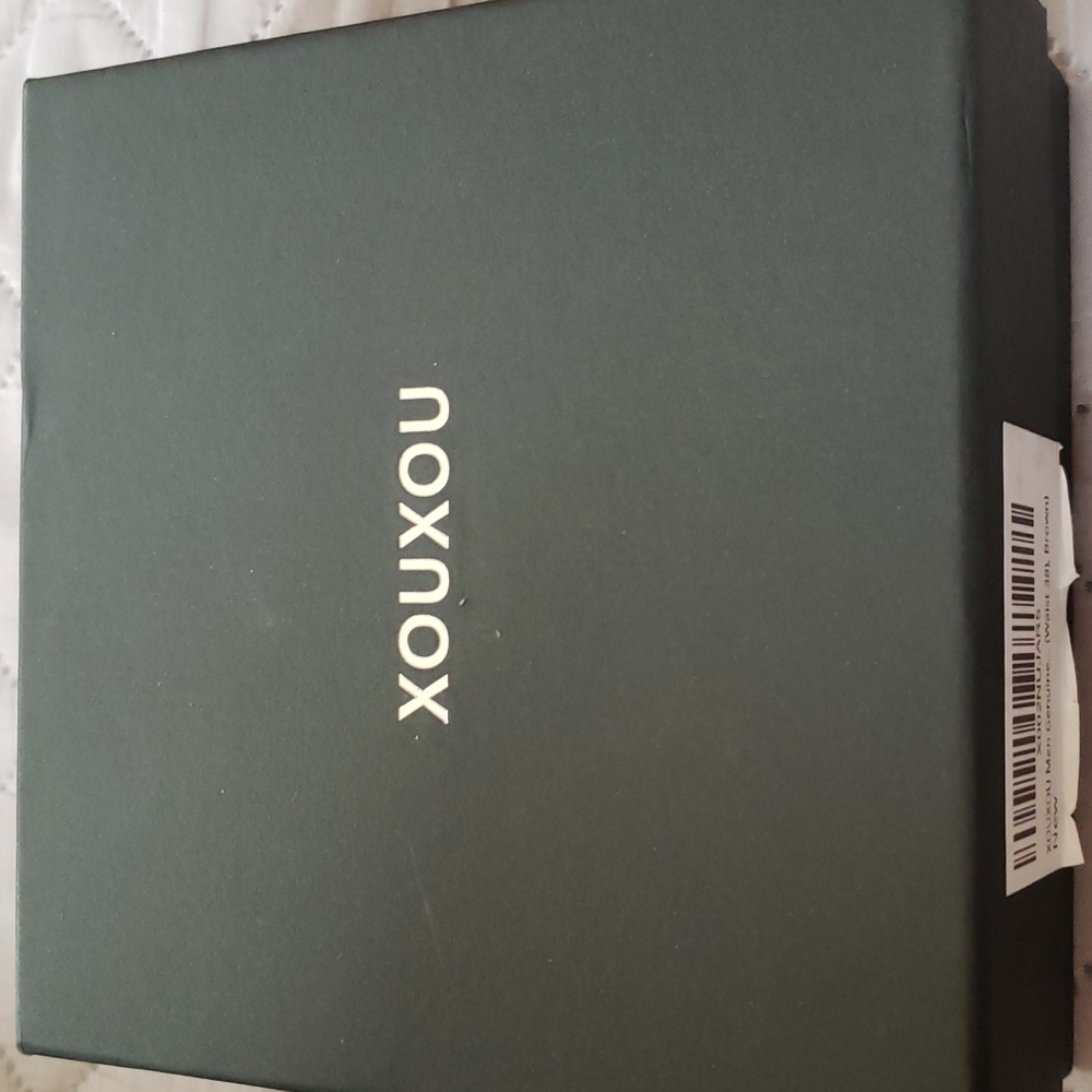 Men's leather belt by xouxou size 38